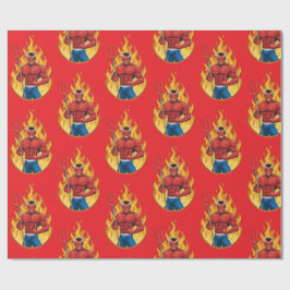 Devil with trident ラッピングペーパー