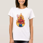 Devil with trident tシャツ (正面)