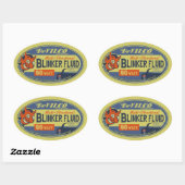 DevilCoブラインカー流体 楕円形シール (シート)