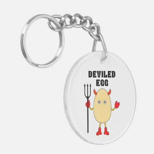 Deviled Egg キーホルダー (正面左)
