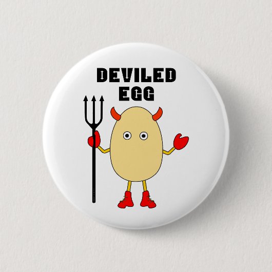 Deviled Egg 缶バッジ (正面)