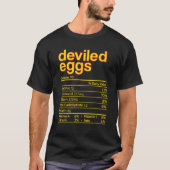 Deviled Eggs Nutrition Facts Funny Thanksgiving Ch Tシャツ (正面)