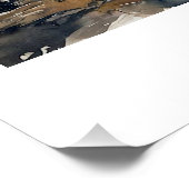 Devils Churn Waves Against Rocks,  ポスター (コーナー)