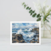 Devils Churn Waves Against Rocks,  ポストカード (スタンド正面)