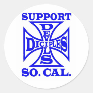 Devils Diciples MC – サポートシール ラウンドシール