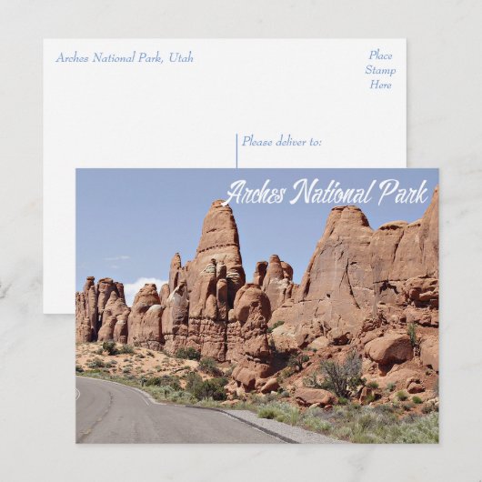 Devil's Garden Arches National Park, Utah - USA ポストカード (正面/裏面)