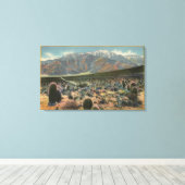 Devil's Garden View of San Jacinto # 1 キャンバスプリント (インサイチュ (ウッドフロア))