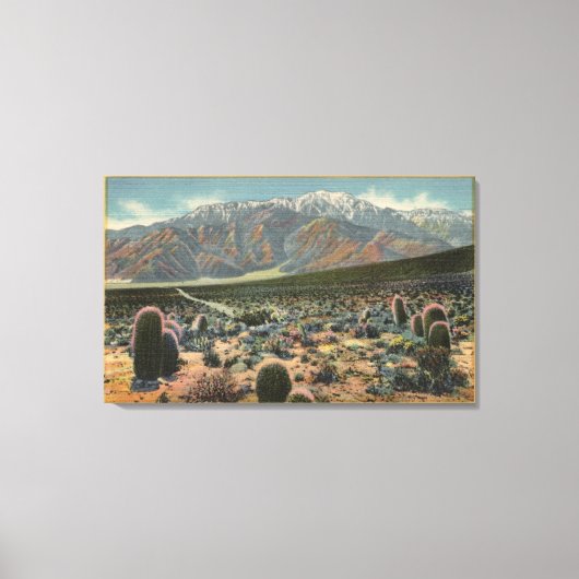 Devil's Garden View of San Jacinto # 1 キャンバスプリント (正面)