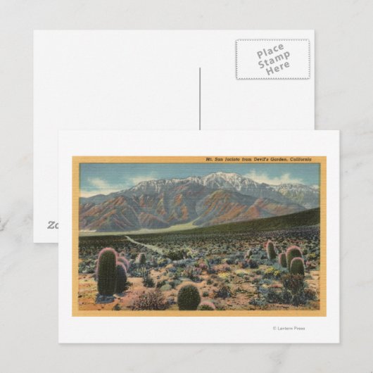 Devil's Garden View of San Jacinto # 1 ポストカード (正面/裏面)