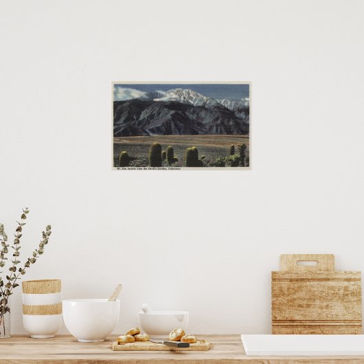 Devil's Garden View of San Jacinto # 2 ポスター (キッチン)