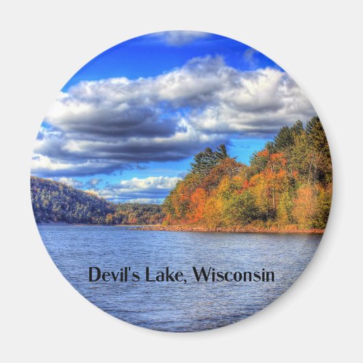 Devil's Lake, Wisconsin マグネット (正面)