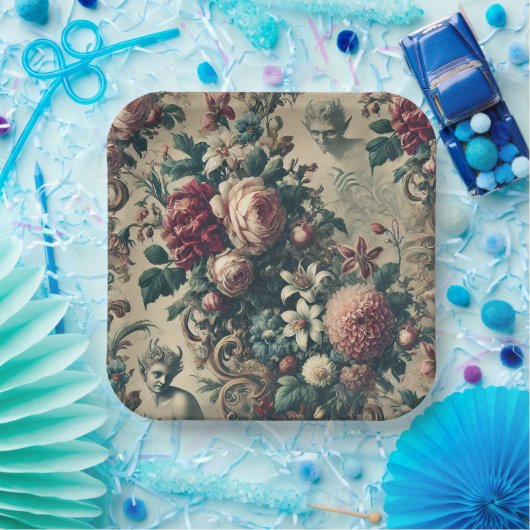 Devils of Dandy – Gothic Victorian ペーパープレート (パーティー)