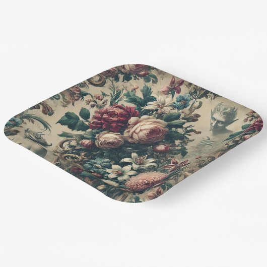 Devils of Dandy – Gothic Victorian ペーパープレート (傾斜あり)