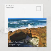 Devil's Punchbowl, Newport，オレゴンのはがき ポストカード (正面/裏面)