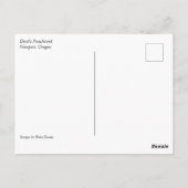 Devil's Punchbowl, Newport,オレゴンのはがき ポストカード (裏面)