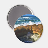 Devil's Punchbowl, Newport，オレゴン マグネット (正面/裏面)