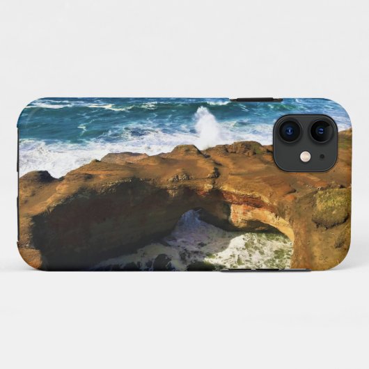 Devil's Punchbowl, Newport，オレゴン Case-Mate iPhoneケース (裏面(横))