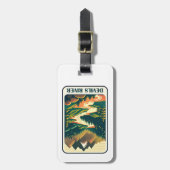 Devils River Texas Colors ラゲッジタグ (正面縦)