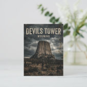 Devils Tower National Monument Wyoming ポストカード (スタンド正面)