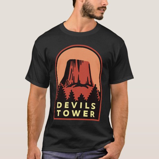 Devils Tower WY National Monument Tシャツ (正面)