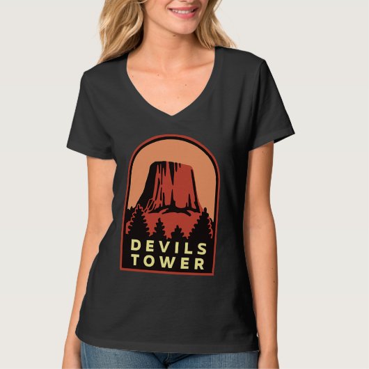 Devils Tower WY National Monument Tシャツ (正面)