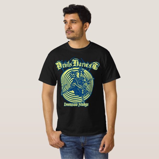 DevilsHarvest - Reaping Goat Tシャツ (正面フル)