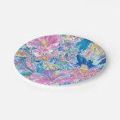 Devina Lily - Anemone Collette Party Plates ペーパープレート (アングル)