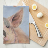 Devineのブタ キッチンタオル (四つ折り)