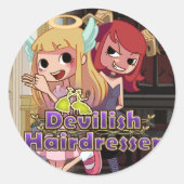 Devirish Hairdresser – シール (正面)