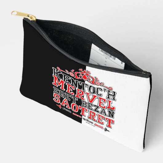 Devise de la Bretagne アクセサリーポーチ (見開き)