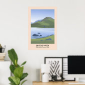 Devoke Water Lake District Travel Poster ポスター (ホームオフィス)
