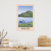 Devoke Water Lake District Travel Poster ポスター (キッチン)