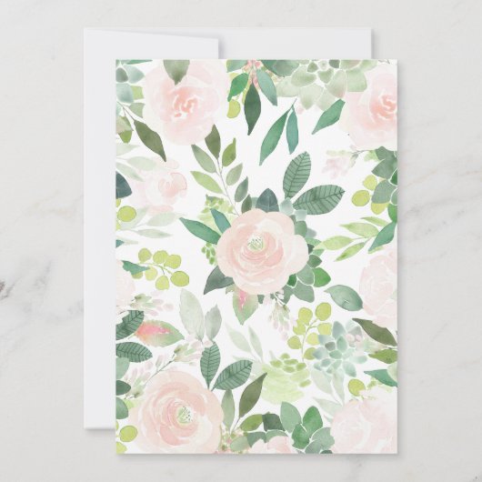 DEVONどこに彼らはブライダルシャワーゲームカード 招待状 (裏面)