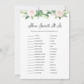 DEVONどのように甘いキャンディバーベビーゲームカード 招待状 (正面)