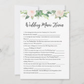 DEVONの結婚映画トリビアブライダルシャワーゲーム 招待状 (正面)