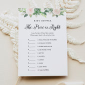 DEVONは正しい価格の赤ちゃんシャワーゲームカードを推測 招待状