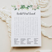 DEVONブライダルシャワー単語検索ゲームカード 招待状