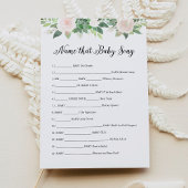 DEVON名そのベビーソングゲームカード 招待状