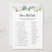 DEVON名ザケーキブライダルシャワーゲームカード 招待状 (正面)