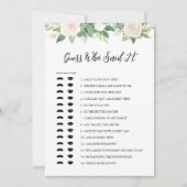 DEVON推測誰がItブライダルシャワーゲーム 招待状 (正面)