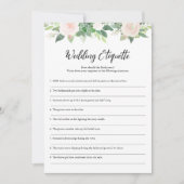 DEVON ウェディング エチケット 911 ブライズ シャワー ゲーム 招待状 (正面)