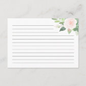 DEVON ブッシュ フローラル グリーン レシピ エンクロージャーカード (裏面)