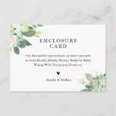 DEVON 優雅なフレッシュフラワー エンクロージャー カード (正面)