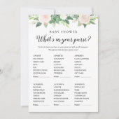 DEVON 財布の中身は？ベビーシャワーゲーム 招待状 (正面)