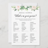 DEVON Greeneryあなたの財布シャワーゲームの中に何がある 招待状 (正面)