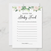 DEVON Greeneryはベビーフードゲームカードを推測 招待状 (正面)