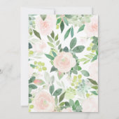 DEVON Greeneryベビー単語スクランブルゲームカード 招待状 (裏面)