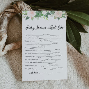 DEVON Greenery Baby Shower Libsゲームカード
