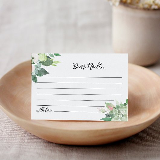 DEVON Greenery Time Capsule Star Baby Shower Card エンクロージャーカード