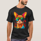 Devon Rex Cat Summer Party Tシャツ (正面)